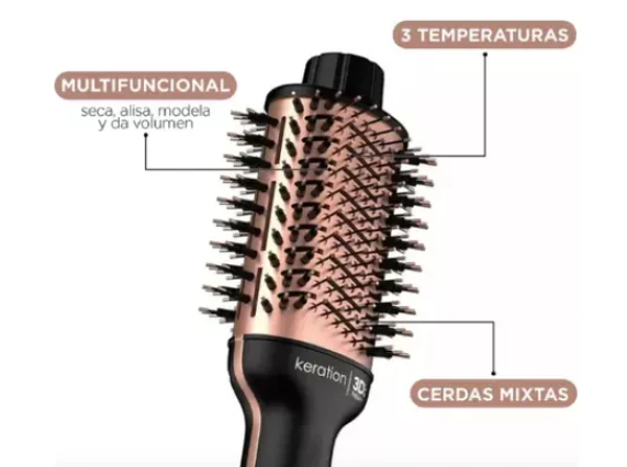 Miniatura 3 de COMBO KERATINA PLANCHA+CEPILLO SECADOR